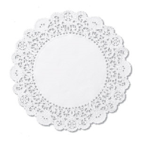 Hoffmaster 500238 10 Inch White Round Lace Doilies