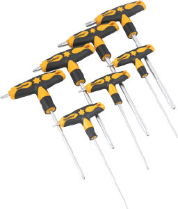 Sheffield HK7TT GreatNeck&#174; 7 Pc. T-Handle Star Drive Key Set