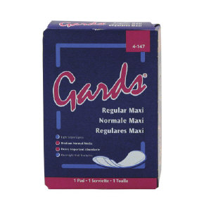 Hospeco 4-147 #4 Gards&#174; Maxi Pads