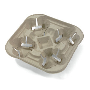 Huhtamaki 20939 Strongholder&#174;/Chinet&#174; Cup Holder Trays, 8-22 Ounce