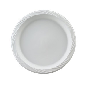 Huhtamaki 82210 Chinet&#174; Lightweight Plastic Plates, 10.25 Inch