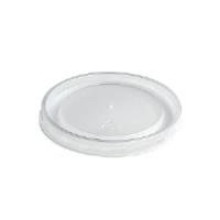 Huhtamaki 89107 High Heat Vented Plastic Lids, Small