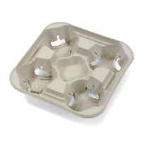 Huhtamaki FLIGHT Strongholder®/Chinet® Cup Holder Trays, 8-32 Oz.