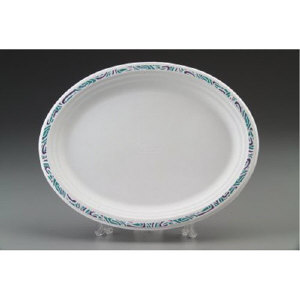 Huhtamaki POTENT Chinet® Premium Strength Paper Platter, 9.5 Inch Huhtamaki POTENT Chinet® Premium Strength Paper Platter, 9.5 Inch