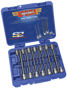 VIM Tools HXLM100-03 14 Pc. Metric Long Hex Driver Set