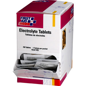 First Aid Only I455 Electrolyte Tablets, 220 mg