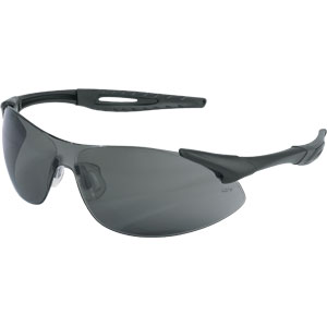 MCR Safety IA112 Inertia&#153; Safety Glasses,Black,Gray