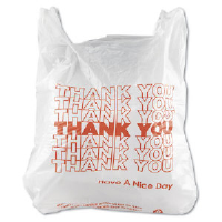 Inteplast Group THW1VAL Plastic Thank You Bags, 900/Case