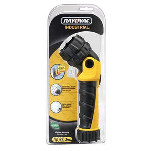 Rayovac IND2DS Industrial Flashlight w/ Swivel, 2D