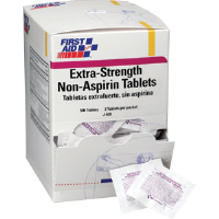 First Aid Only J420 Extra-Strength Non-Aspirin Tablets, (500/Box) 250Pk / 2 ea