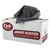 Jaguar Plastics RG3858G “Cub,“ Roll Liners, 33X58, 1.7 MIL, Gray