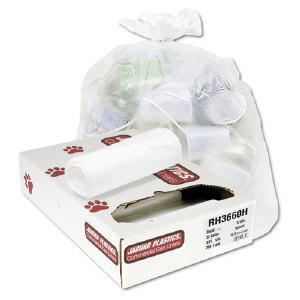 Jaguar Plastics RH2424L High Density Coreless Bags, 24X24 6 MIC 20/50