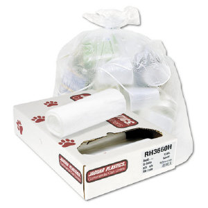 Jaguar Plastics RH2433L High Density Coreless Bags, 24X33 6 MIC 20/50