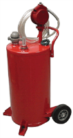 John Dow JDI-25GC 25 Gallon Steel Gas Caddy w/Heavy Duty Pump