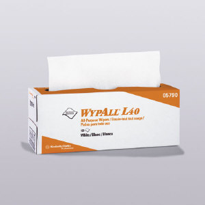 Kimberly Clark 05790 Wypall® L40 White Wipers, 9/100 Kimberly Clark 05790 Wypall® L40 White Wipers, 9/100
