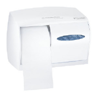 Kimberly Clark 09605 Double Roll Coreless Tissue Dispensers, White