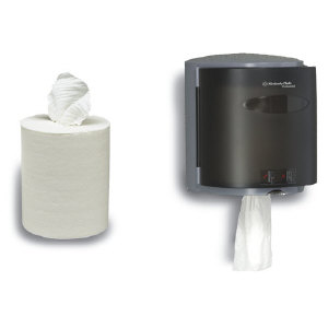 Kimberly Clark 09989 In-Sight® Roll Control Center-Pull Hand Towel Dispenser, Smoke Kimberly Clark 09989 In-Sight® Roll Control Center-Pull Hand Towel Dispenser, Smoke