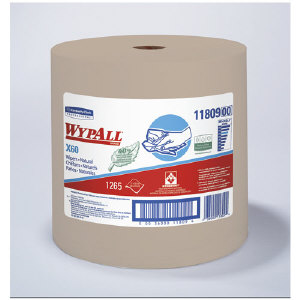 Kimberly Clark 11809 Wypall&#174; X60 Wipers, 1265 Sheets/Roll