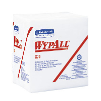 Kimberly Clark 41200 Wypall® X70 Rag Wipers, White, 12/76