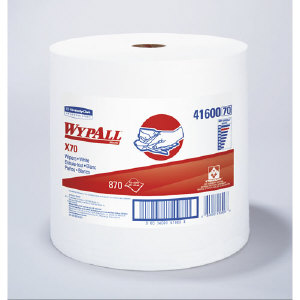 Kimberly Clark 41600 Wypall® X70 Rag Wipers, 1/870 Kimberly Clark 41600 Wypall® X70 Rag Wipers, 1/870