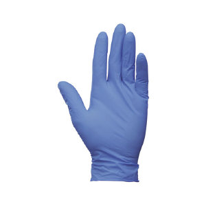 Kimberly Clark 90097 Kleenguard&#174; G10 Arctic Blue Nitrile Gloves, Medium