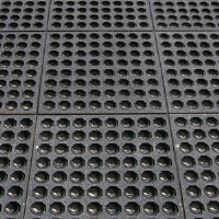 Crown Matting KDSG33GT Dura-Step™ 751 Rubber Mats, 3' x 3'