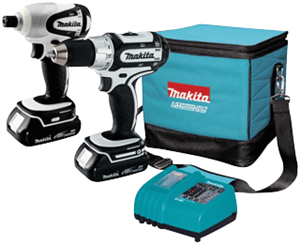 Makita LCT200W 18V Compact Lithium-Ion 2-Pc. Combo Kit