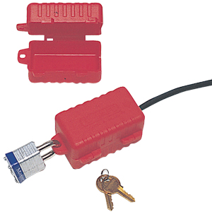 North Safety LP110 E-Safe&reg; Electrical Plug Lockout, 110V Plugs