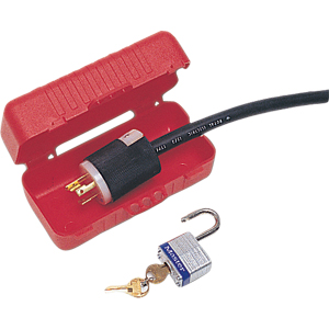 North Safety LP550 E-Safe® Electrical Plug Lockout, 220/550V Plugs North Safety LP550 E-Safe® Electrical Plug Lockout, 220/550V Plugs