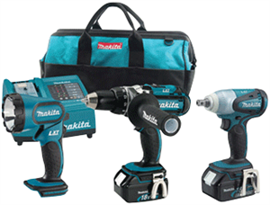 Makita LXT7L 18V LXT 1/2&#148; Impact/Drill/Flashlight Kit