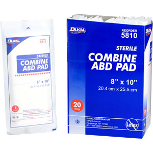 First Aid Only M226 8&#34; x 10&#34; Trauma Pads