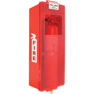 Mark II Jr. Red Extinguisher Cabinet w/Red Cover 