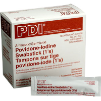 First Aid Only M318 Povidone-Iodine Swabsticks, 50/Box
