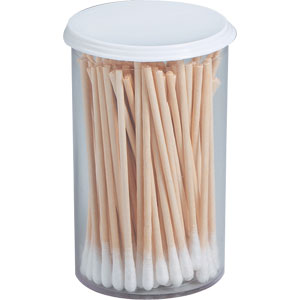 First Aid Only M5064-50 3&#34; Non-Sterile Cotton Tip Applicators, 100/Vial, 50 Vials/Cs.