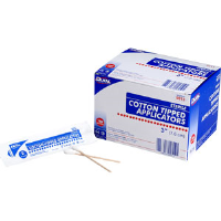 First Aid Only M553 3" Sterile Cotton Tip Applicators, 200/Box, 100/2Pk.