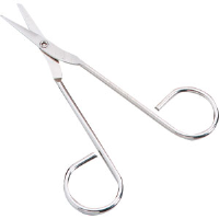 First Aid Only M582-12 4-1/2" Nickel Plated Scissors (12 Pack)