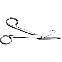 First Aid Only M583-12 5-3/4" Deluxe Stainless Steel Scissors, 12/Bag
