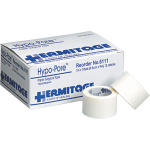 First Aid Only M6005 1&#34; x 10 yd. Hypoallergenic Paper Tape, 12/Box