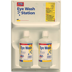 First Aid Only M7013/ALT Eye Wash Station, Dual Bottles, 2/32 Oz.