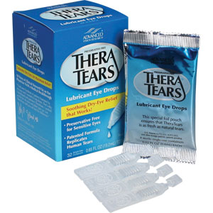 First Aid Only M796-THERA Thera Tears Lubricant Eye Drops, 32/Box