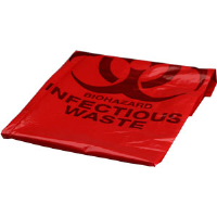 First Aid Only M904 24" x 24" Biohazard Bags, 500/Case