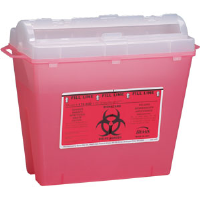 First Aid Only M943 Sharps Container, 5 qt
