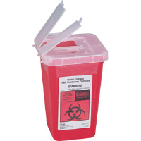 First Aid Only M949 Sharps Container, 1 qt