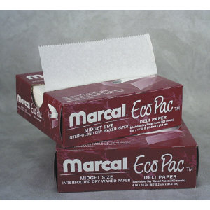 Marcal 5290 Eco-Pac Deli Wax Paper, 6X10, 12/500