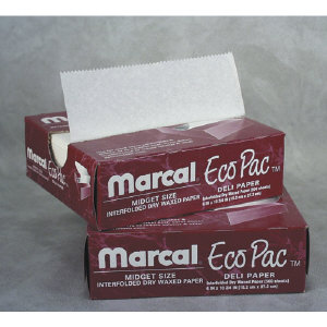 Marcal 5291 Eco-Pac Deli Wax Paper, 8X10, 12/500