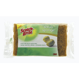 3M 97030 Scotch-Brite&#8482; Greener Clean Natural Fiber Non-Scratch Scrub Sponge