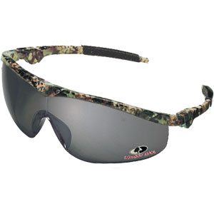 MCR Safety MO117 Mossy Oak&reg; Forest Floor&reg; Eyewear,Camo,Silver Mirror