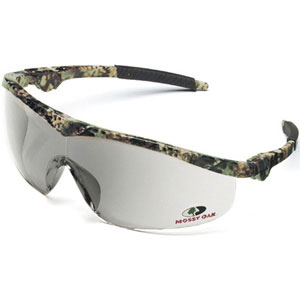 MCR Safety MO119 Mossy Oak&reg; Forest Floor&reg; Eyewear,Camo,I/O Clear Mirror