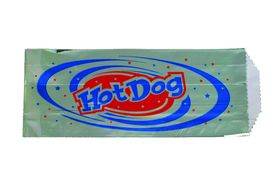 GW 12119 Foil Bags for Hot Dogs, 100/Cs. GW 12119 Foil Bags for Hot Dogs, 100/Cs.