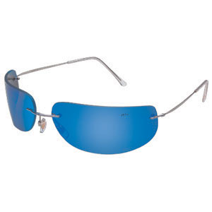 MCR Safety MX418B MX™ Safety Glasses,Blue Diamond Mirror